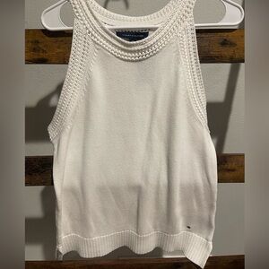 Tommy Hilfiger White Sleeveless Tank Top